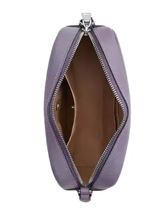 Mini Jamie Camera Bag In Signature Canvas With Blueberry Print