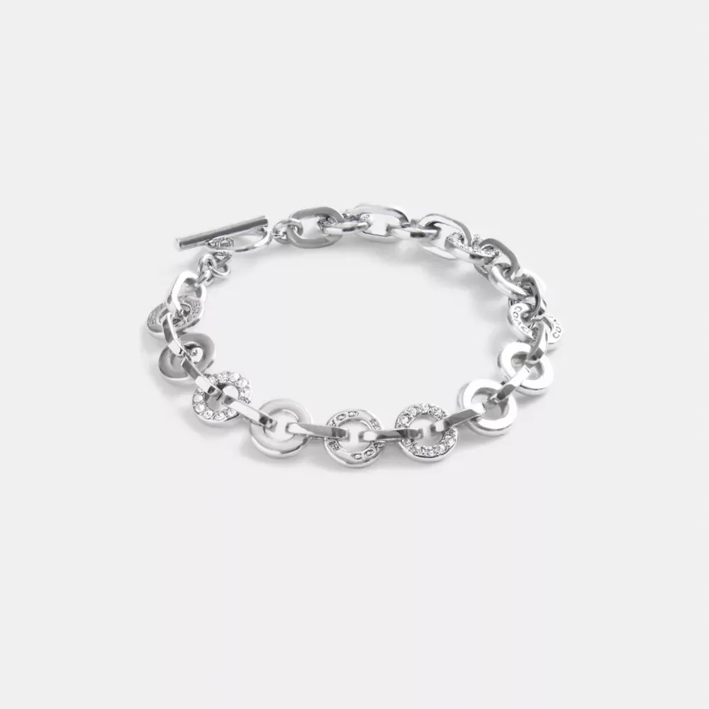 Open Circle Chain Bracelet