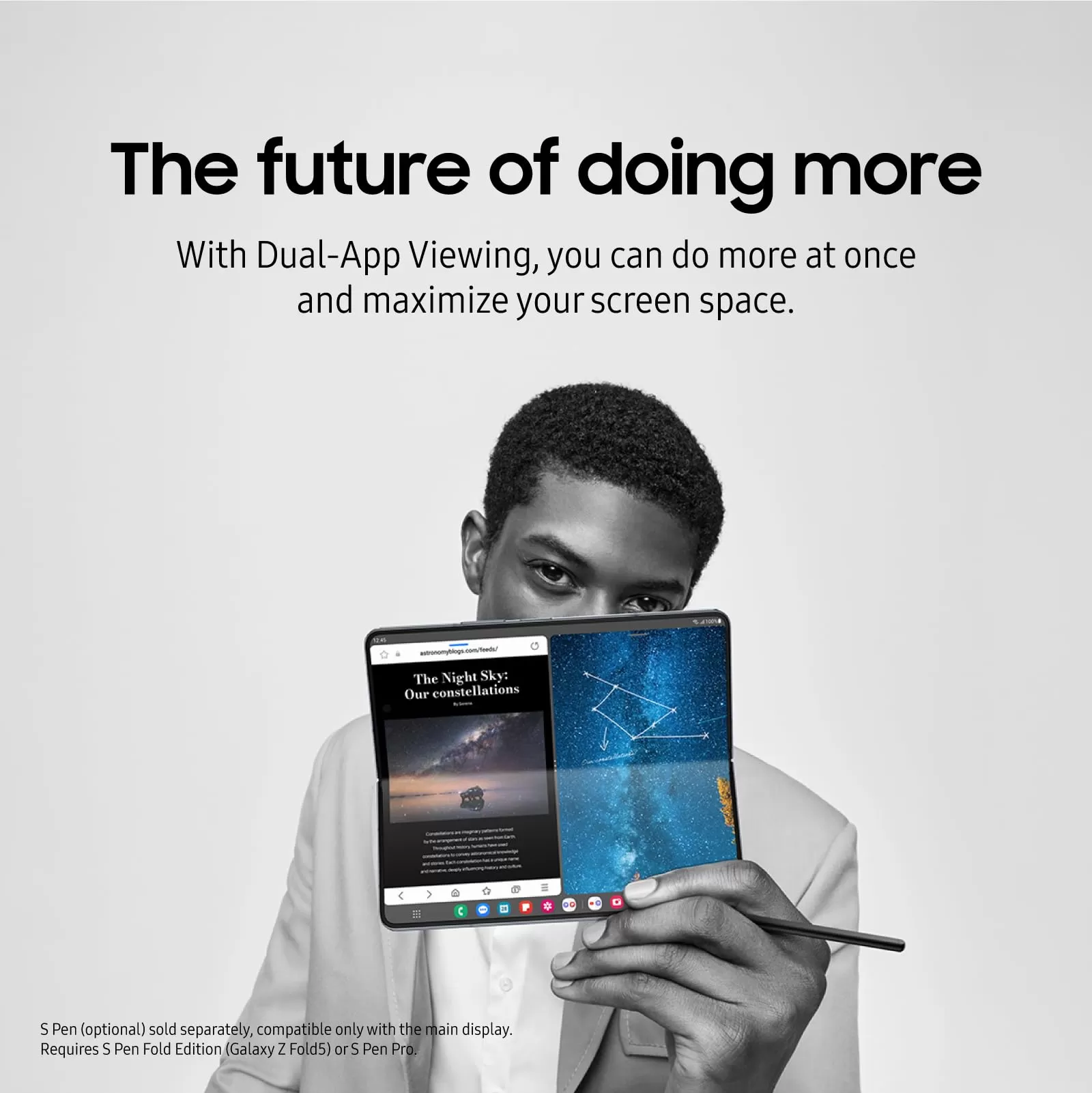 🎁Special Deals🎁-💥Ending Soon💥Year-end Clearance Z FOLD 5 VIP DEALS-Factory Unlocked Android Smartphone, Big 7.6” Screen for Streaming, Gaming, Dual App View, One-Hand Control, Hands-Free Use, 2023