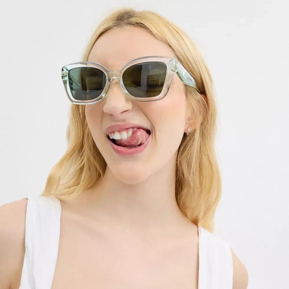 Jelly Tabby Square Cat Eye Sunglasses