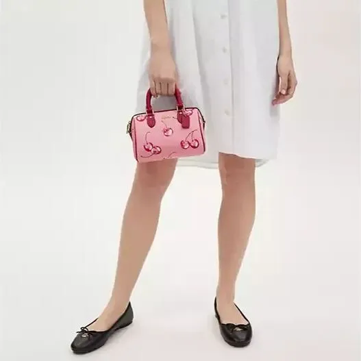 Mini Crossbody With Cherry Print