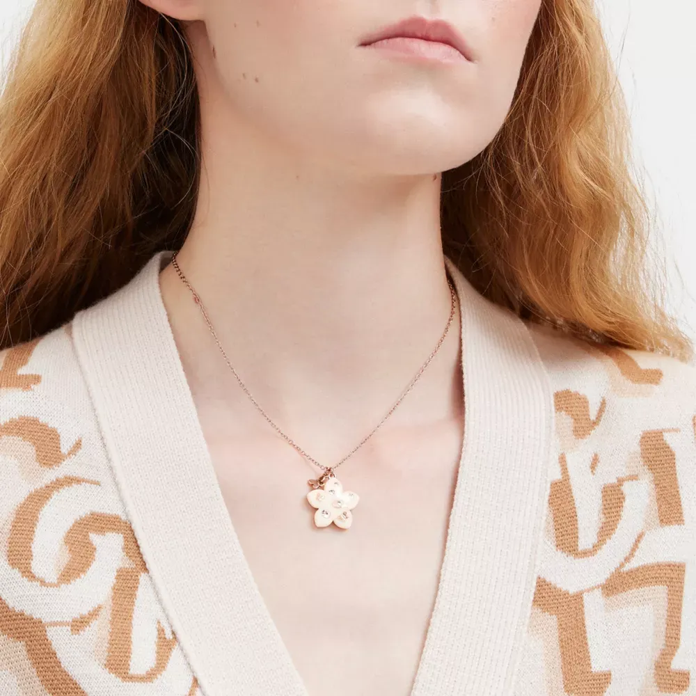 Wildflower Resin Pendant Necklace