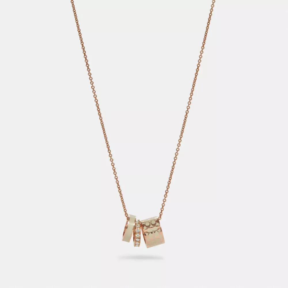 Signature Enamel Necklace