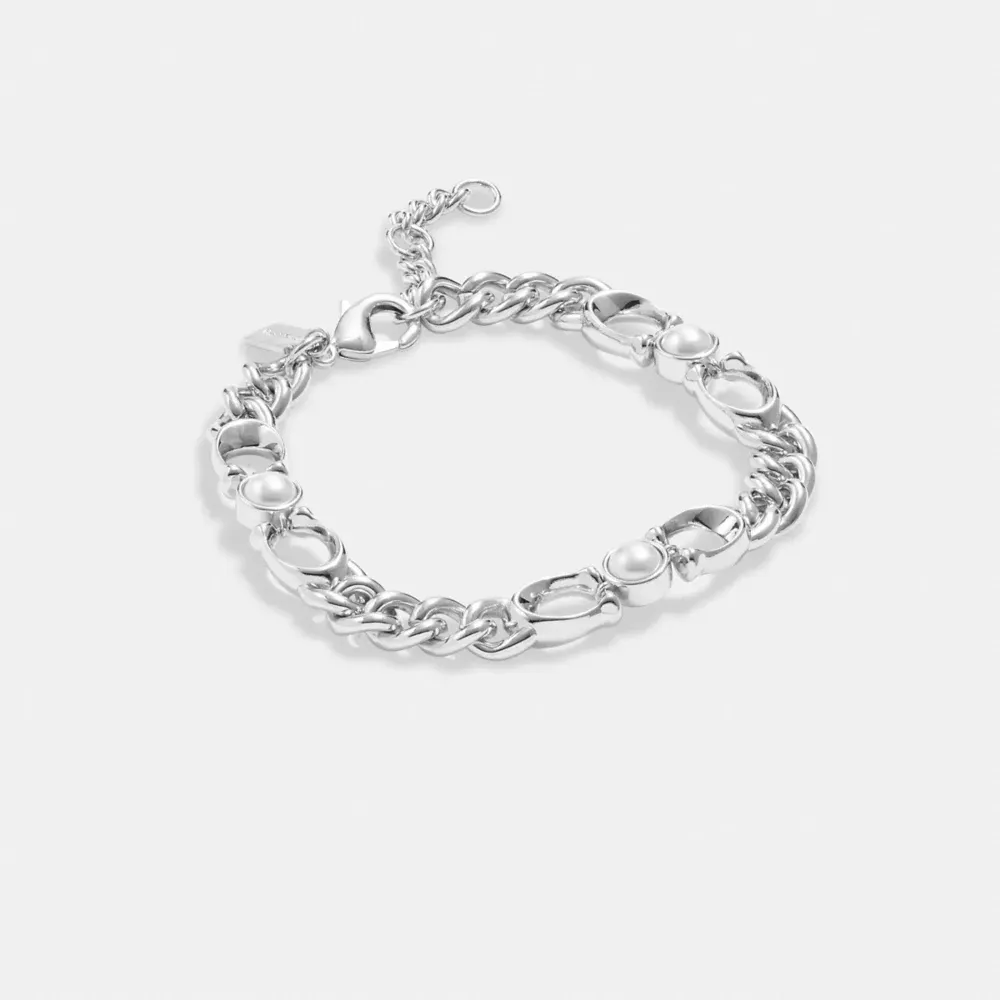Signature Curb Chain Bracelet