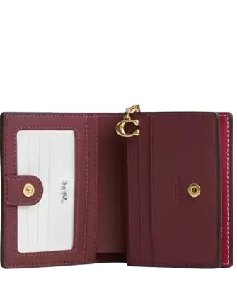 Snap Wallet With Cherry Print