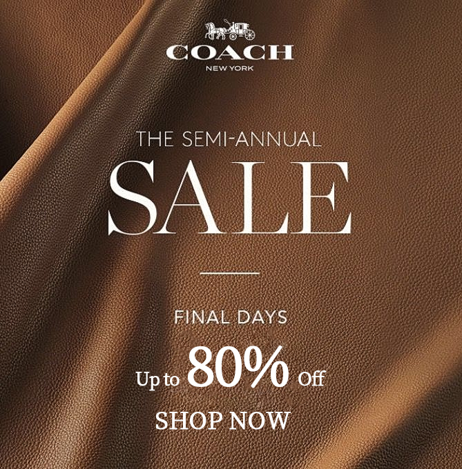 COACH                                                                             Warehouse    Sale                                                       To $5