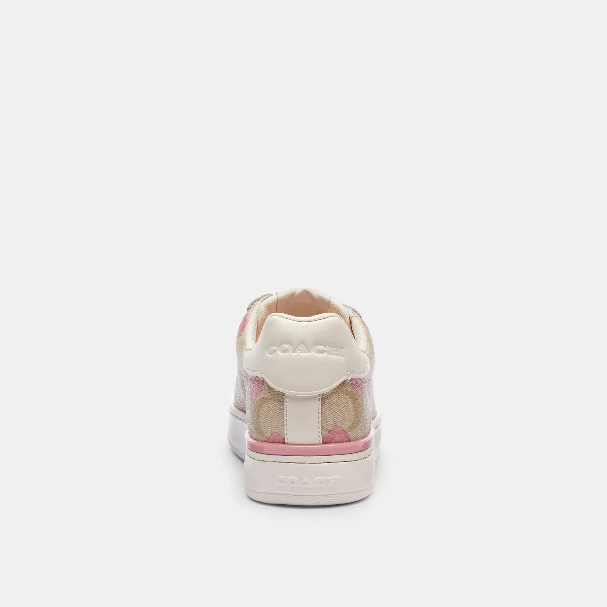 Outlet Clip Low Top Sneaker In Signature Canvas With Hearts