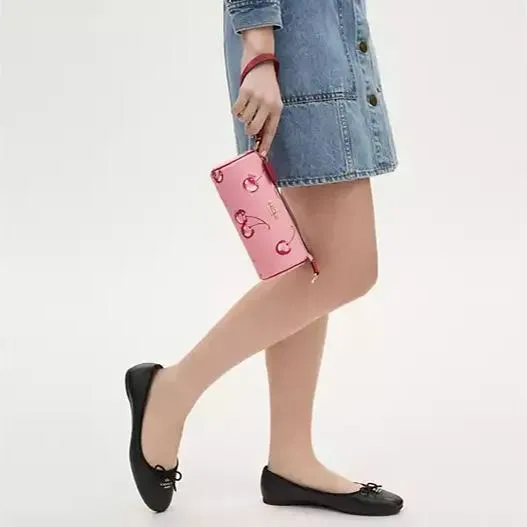 Barrel Bag With Cherry Print