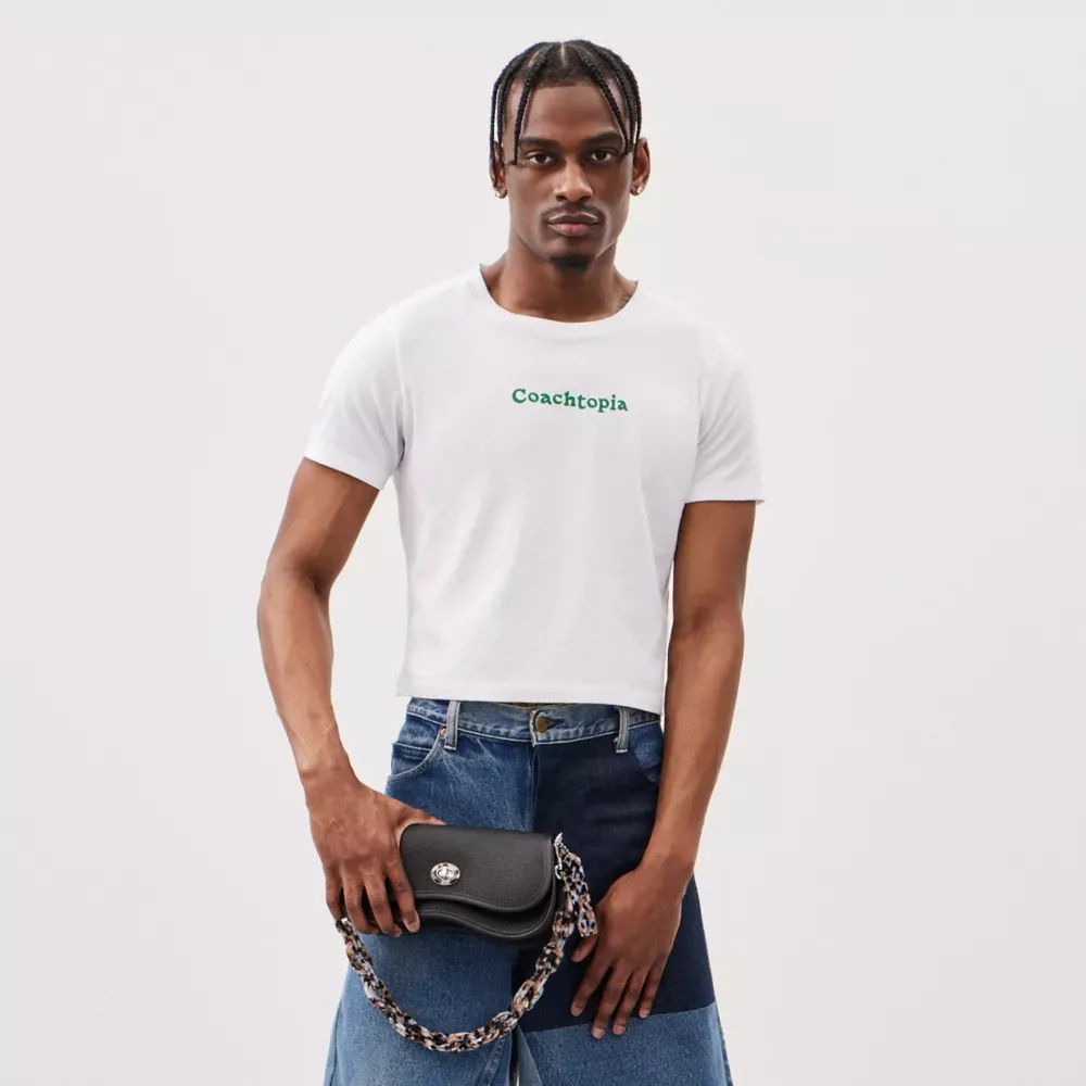 Wavy Dinky Bag With Crossbody Strap