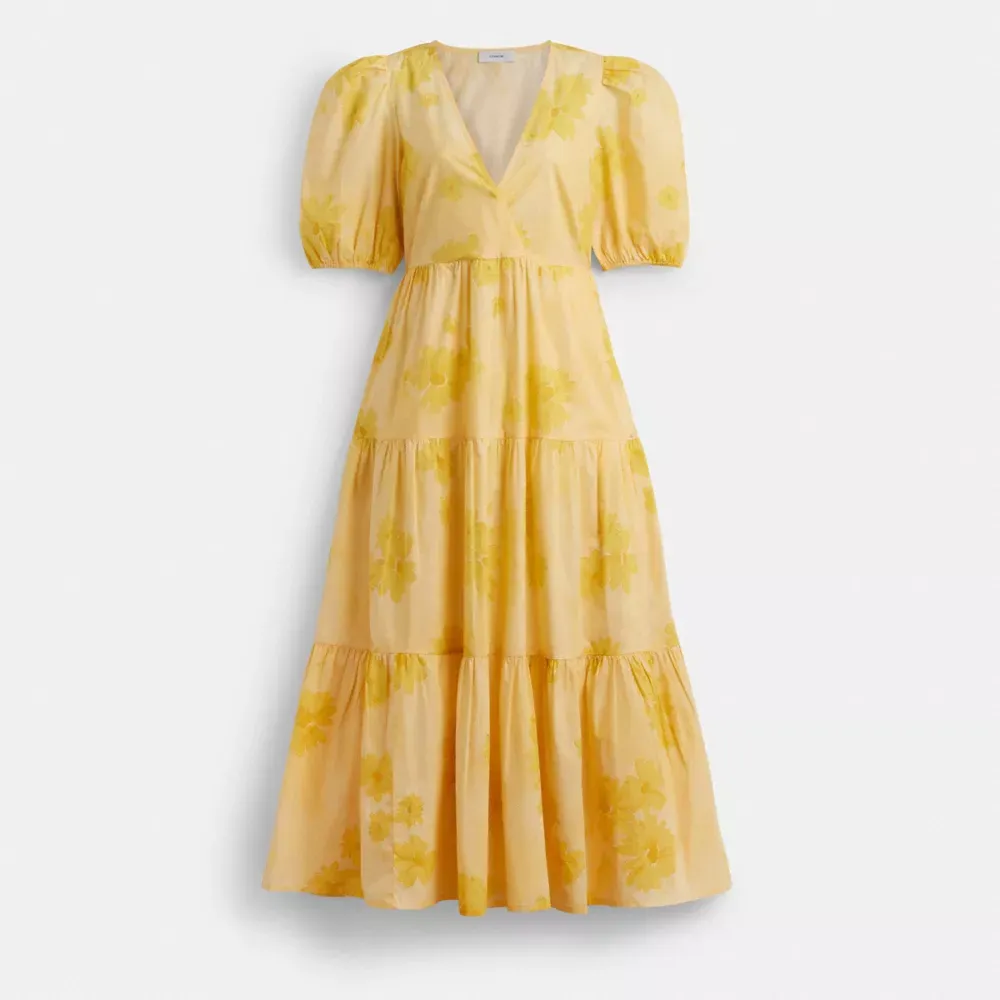 Long Cotton Floral Dress