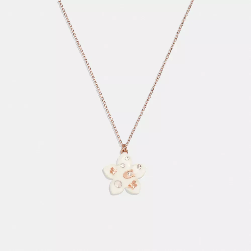 Wildflower Resin Pendant Necklace