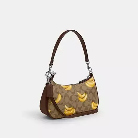 Shoulder Bag With Banana Print