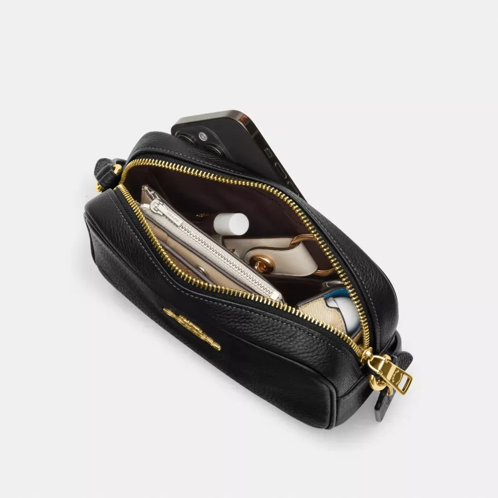 Mini Jamie Camera Bag In Signature Canvas With Heart Print