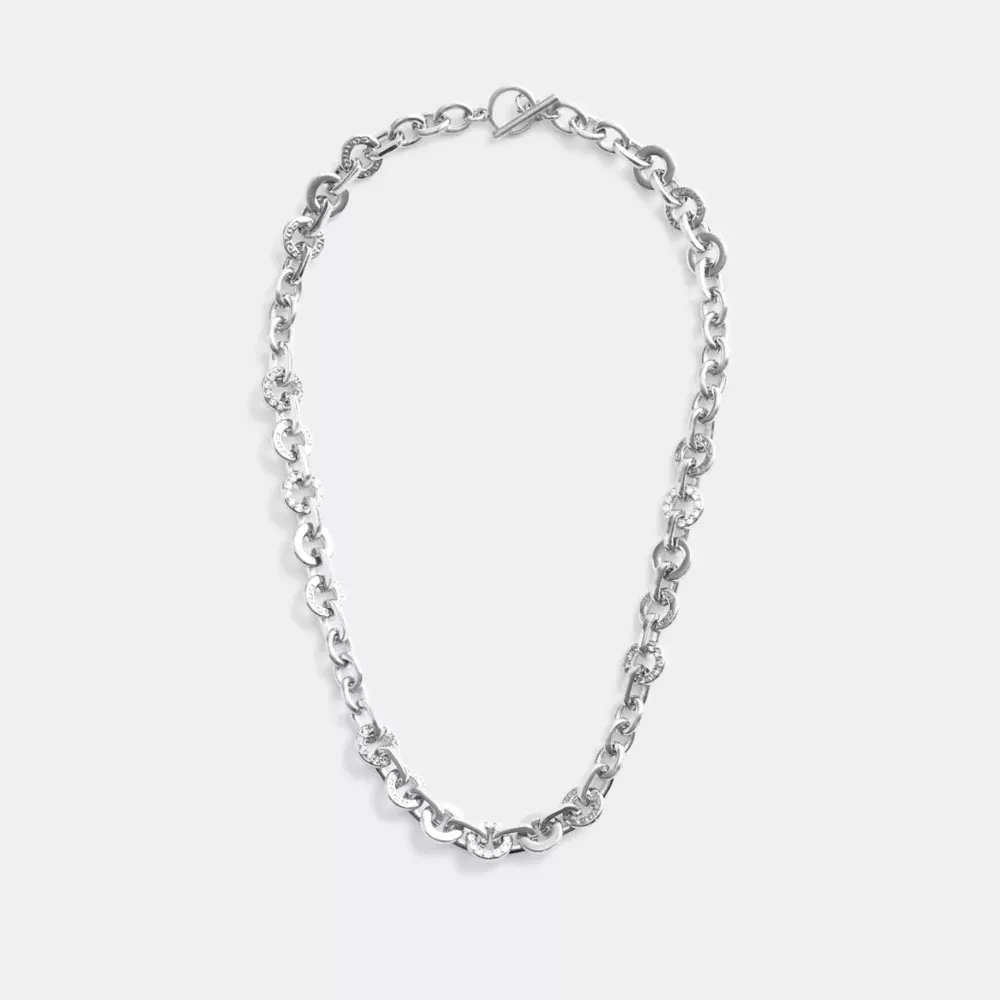 Open Circle Chain Necklace