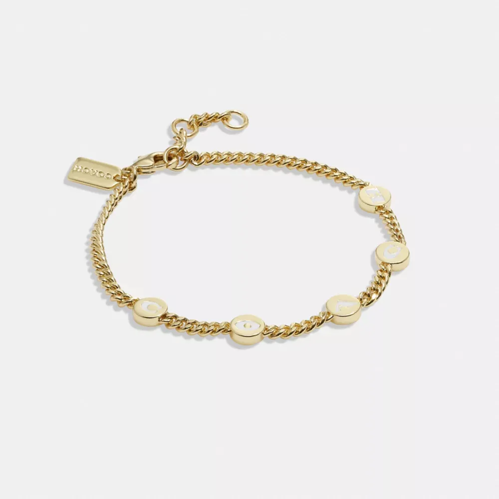 Enamel Linear Bracelet