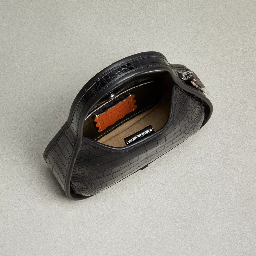 Ergo Bag In Croc Embossed  topia Leather