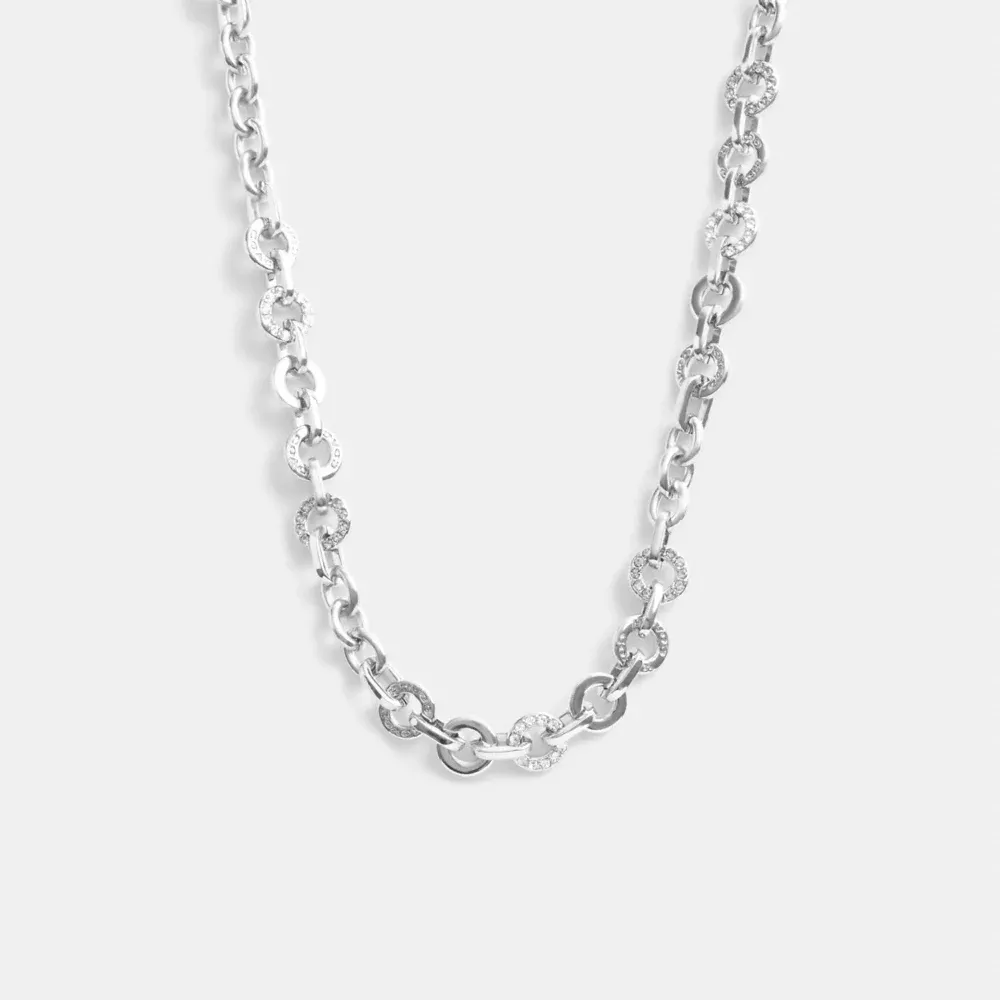Open Circle Chain Necklace