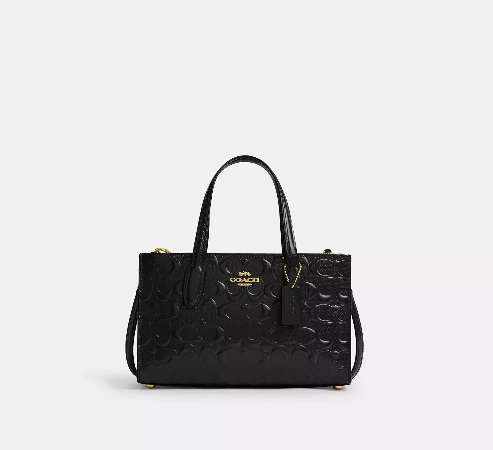 Coach Nina Small Tote Bag In Signature Leather CV400