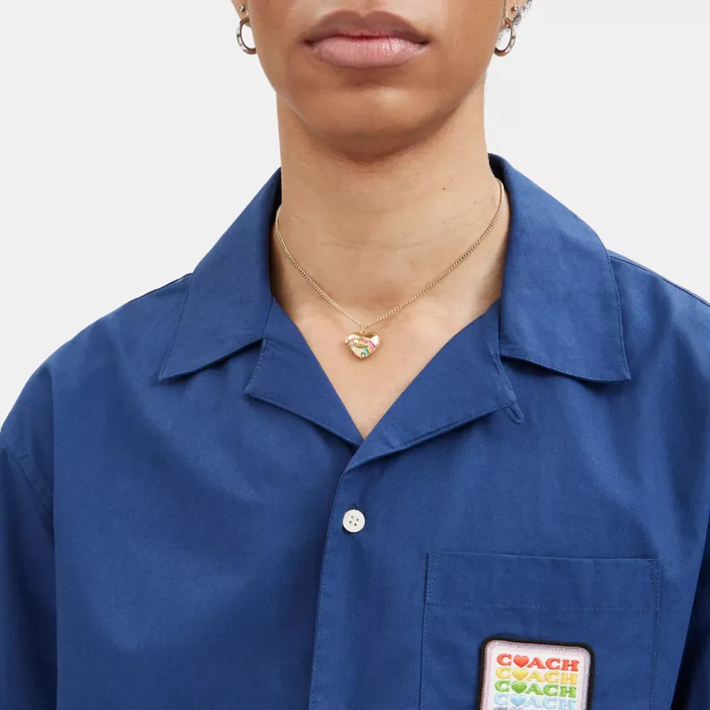 Signature Rainbow Heart Layered Necklace