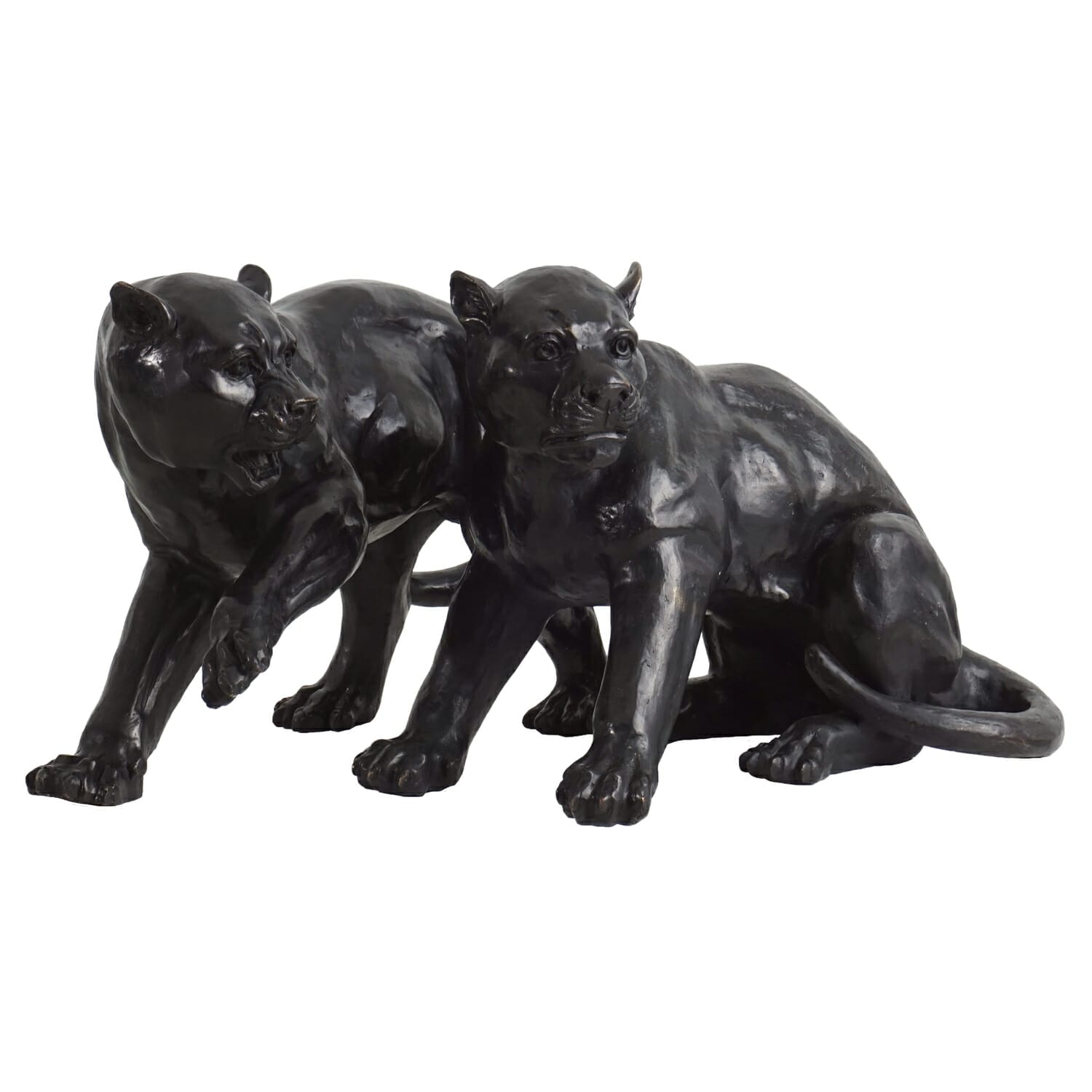 Tiger Pair sculpture