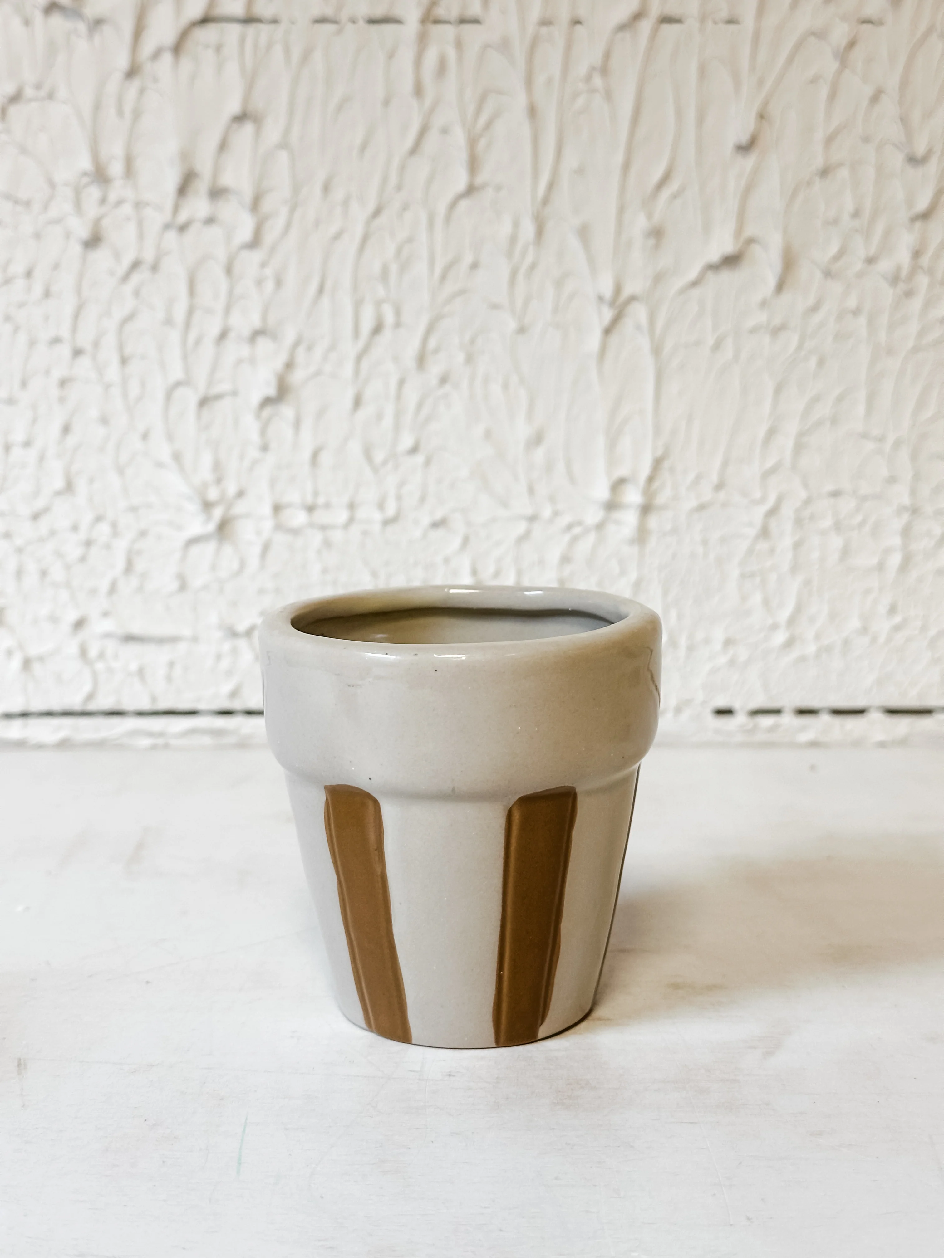Striped Mini Pots